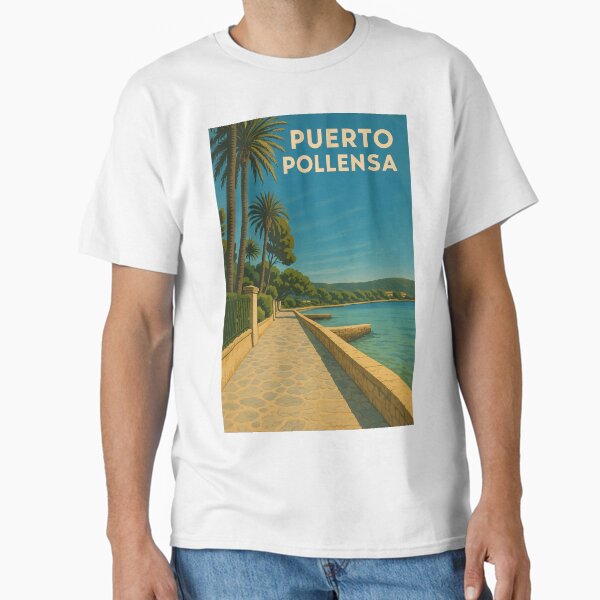 Item preview, Puerto Pollensa Vintage Travel Poster  designed and sold by GG WALL ART.