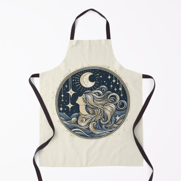 Item preview, Goddess of the Moon – Mystical Celestial Art designed and sold by Roberta Calabrese.