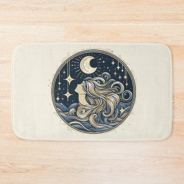 Item preview, Goddess of the Moon – Mystical Celestial Art designed and sold by Roberta Calabrese.