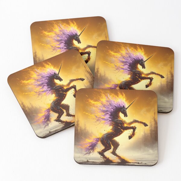 Item preview, Fire Unicorn, Ai Generated Art  designed and sold by ACC .