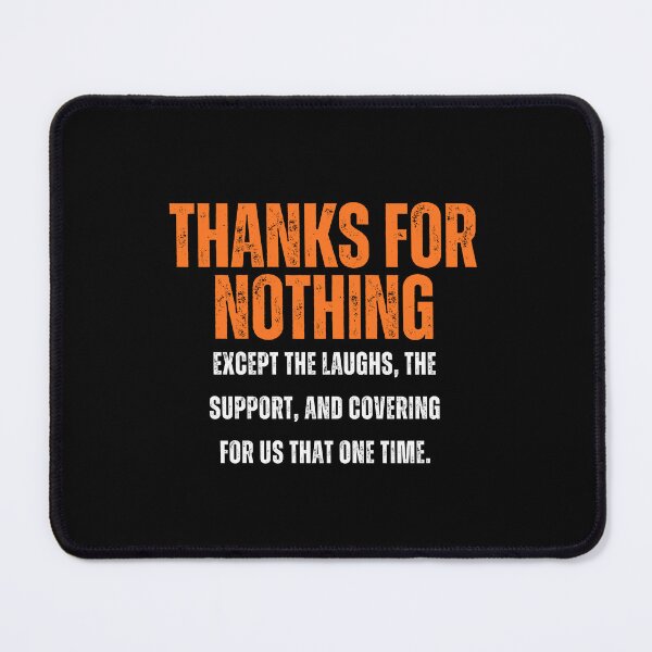 Item preview, Thanks for nothing except the laughs, the support, and covering for us that one time - Funny Farewell for Coworkers designed and sold by mimiscreativity.