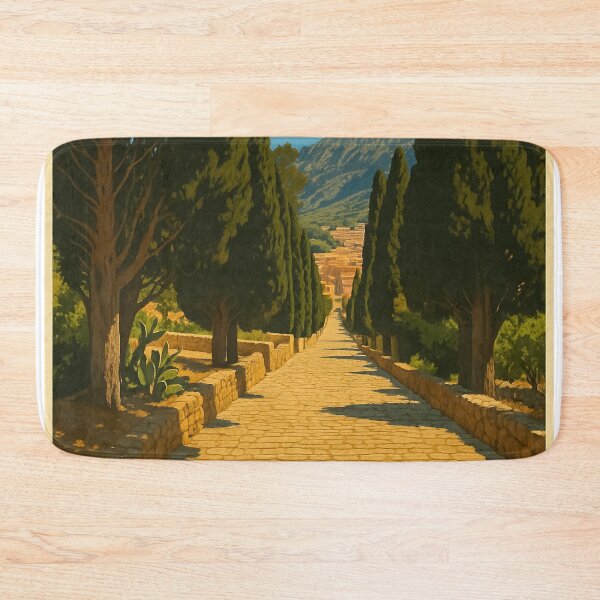 Item preview, Puerto Pollensa Vintage Travel Poster  designed and sold by GG WALL ART.