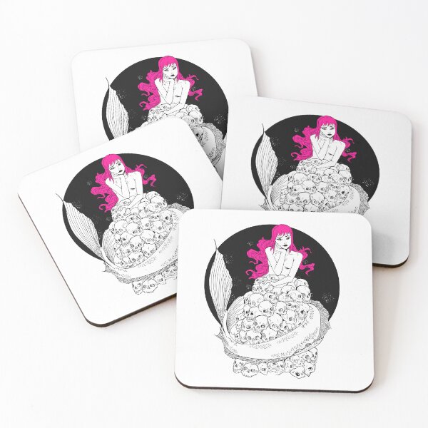 Item preview, Pile of Skulls Mermaid designed and sold by witchlingart.