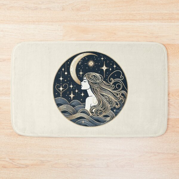 Item preview, Goddess of the Moon – Mystical Celestial Art designed and sold by Roberta Calabrese.