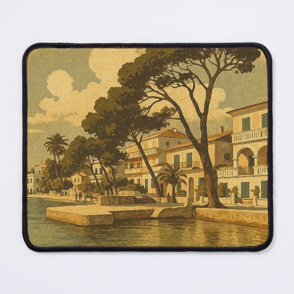 Item preview, Puerto Pollensa Vintage Travel Poster  designed and sold by GG WALL ART.