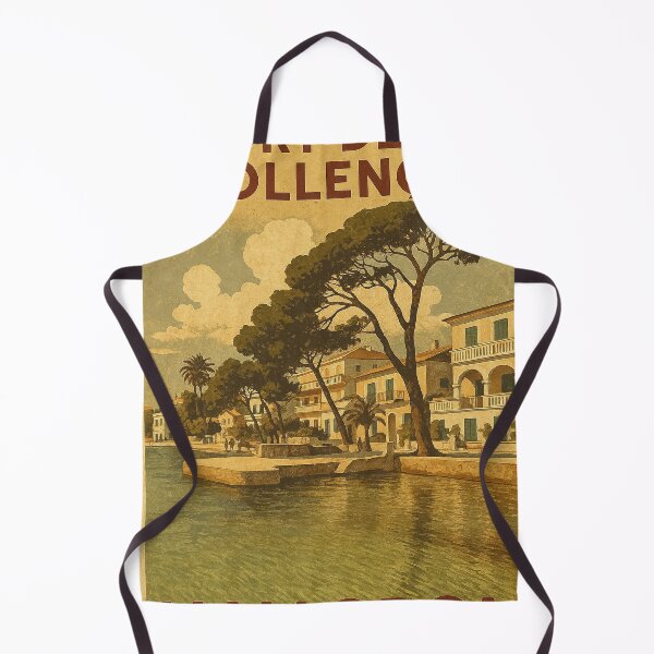 Item preview, Puerto Pollensa Vintage Travel Poster designed and sold by GG WALL ART.