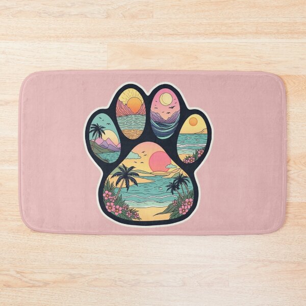 Item preview, Vacation Dog Paw Print designed and sold by tamoora.