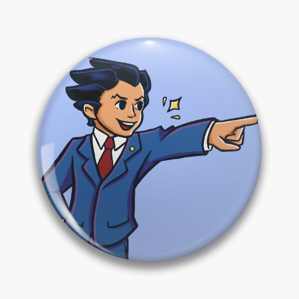 Item preview, ace attorney phoenix pointing designed and sold by howdykt.