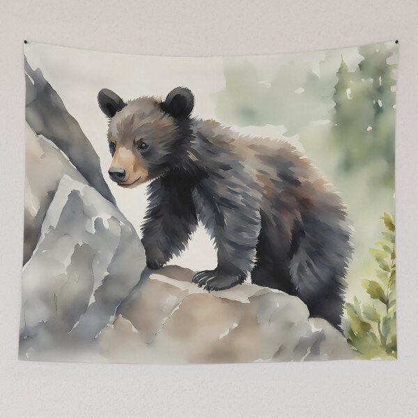 Item preview, Black Bear Cub designed and sold by CalmnessbyChoice.