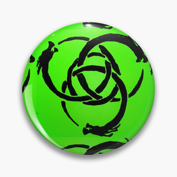 Item preview, Green Dragon Trinity Ouroboros designed and sold by Chad's Fresh Art.