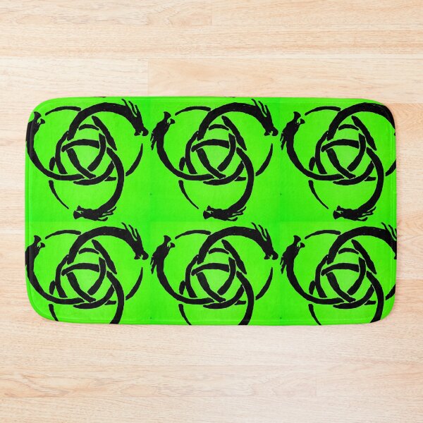 Item preview, Green Dragon Trinity Ouroboros designed and sold by Chad's Fresh Art.