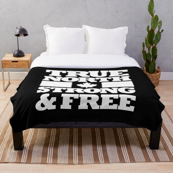 Artikelvorschau, True North Strong And Free entworfen und verkauft von TheCanadianTee.