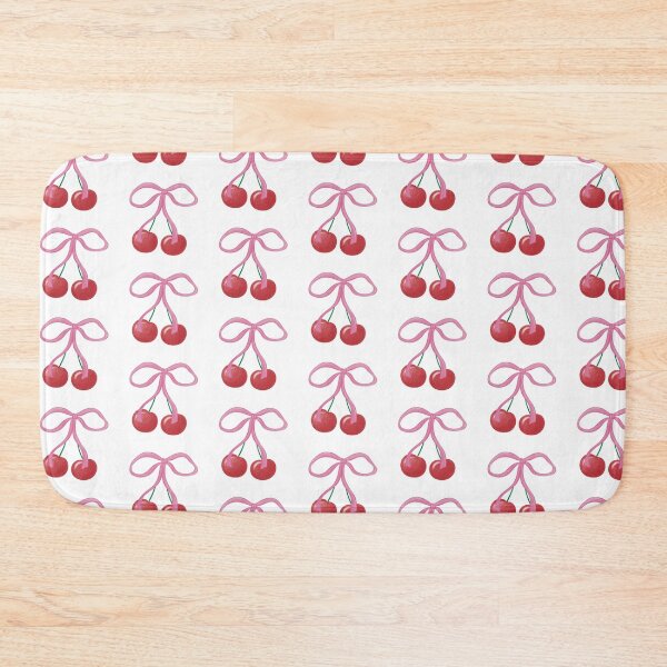 Item preview, Cherries with Pink Bow designed and sold by nuteling.