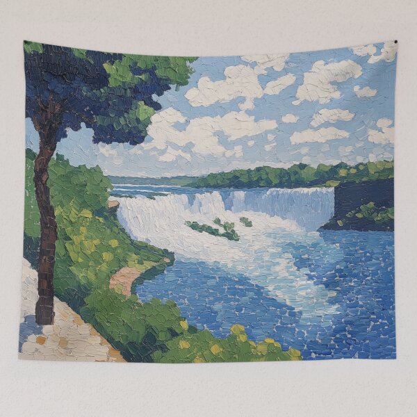 Item preview, Niagara Falls | Post-impressionist painting style designed and sold by ComicsFactory.
