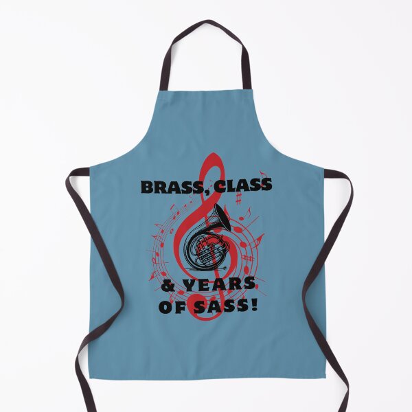 Item preview, BRASS, CLASS & YEARS OF SASS - FRENCH HORN PLAYER - MEN AND WOMEN designed and sold by Pourtonanniv.