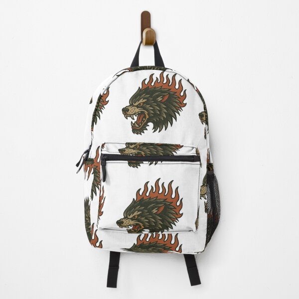 Item preview, Flaming Wolf Snarl designed and sold by IllustrifyArts.