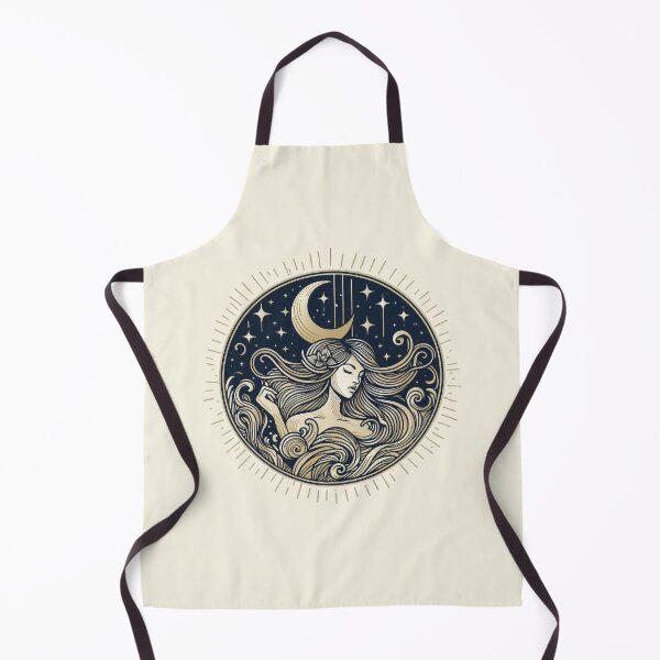 Item preview, Goddess of the Moon – Mystical Celestial Art designed and sold by Roberta Calabrese.