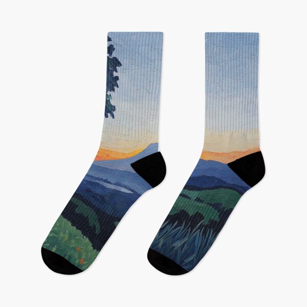 Item preview, Nicaragua landscape | Post-impressionist painting style designed and sold by ComicsFactory.