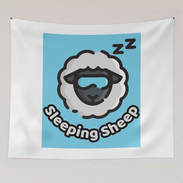 Item preview, Sleeping Sheep designed and sold by E20STUDIO.