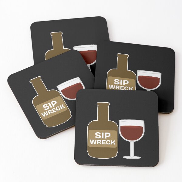 Item preview, Sip Wreck - Funny Wine Pun Drink Lovers designed and sold by Sunserize Designs.