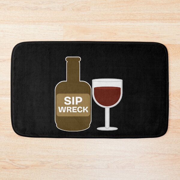 Item preview, Sip Wreck - Funny Wine Pun Drink Lovers designed and sold by Sunserize Designs.