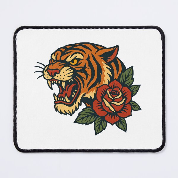 Item preview, Roaring Tiger Rose designed and sold by IllustrifyArts.