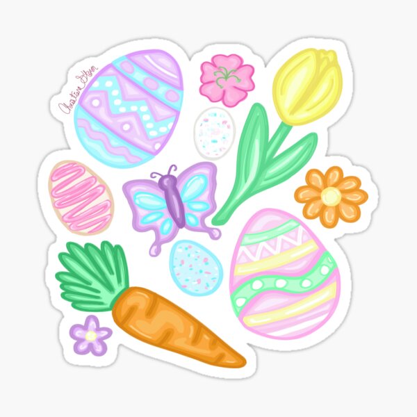 Item preview, Easter Pattern designed and sold by Tres Corda Designs.