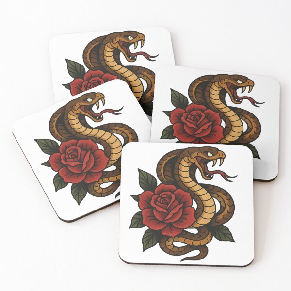 Item preview, Cobra Rose Strike designed and sold by IllustrifyArts.