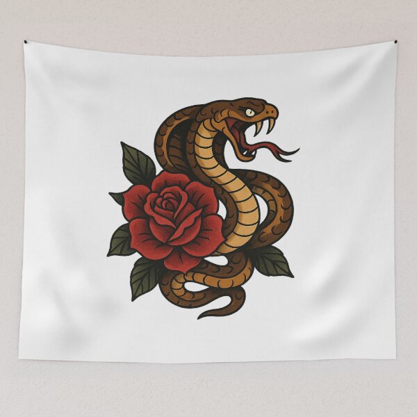 Item preview, Cobra Rose Strike designed and sold by IllustrifyArts.