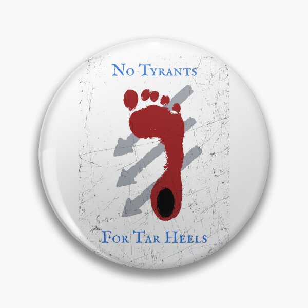 Item preview, No Tyrants for Tar Heels aged print designed and sold by IFNC.