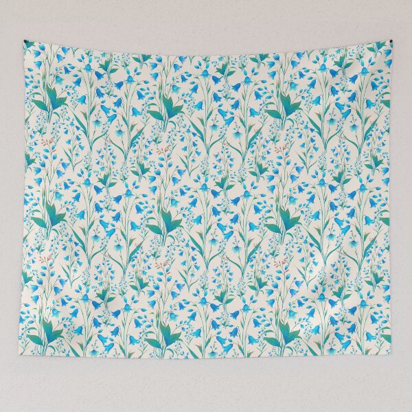 Item preview, Bluebells Blue and Green designed and sold by SilverPegasus.