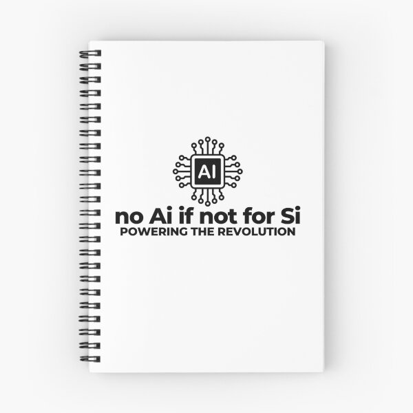 Item preview, No Ai (Artificial Intelligence) if not for Si (Silicon). designed and sold by MPC-Mince-Pies.