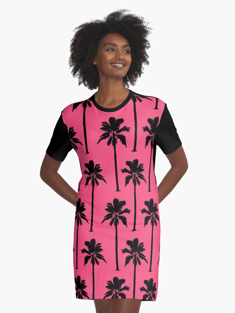 Palm tree t shirt dress best sale