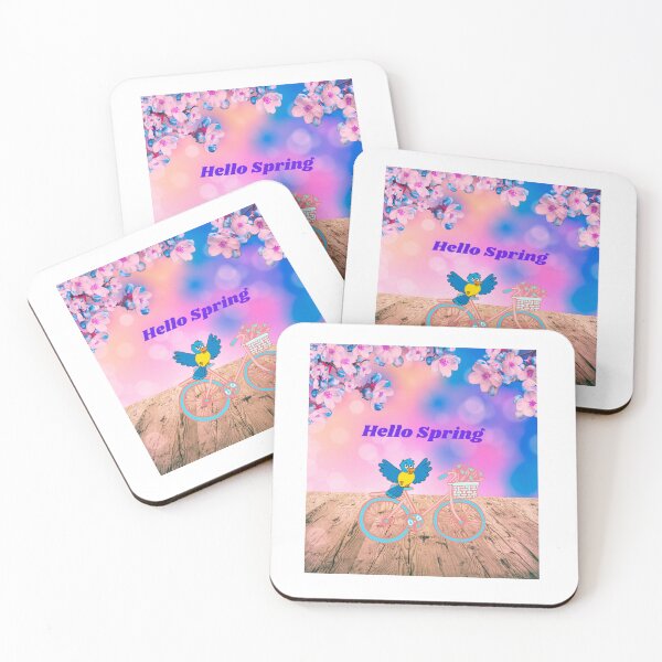 Item preview, Cherry Blossom Spring Illustration – Hello Spring Design designed and sold by Axi35.