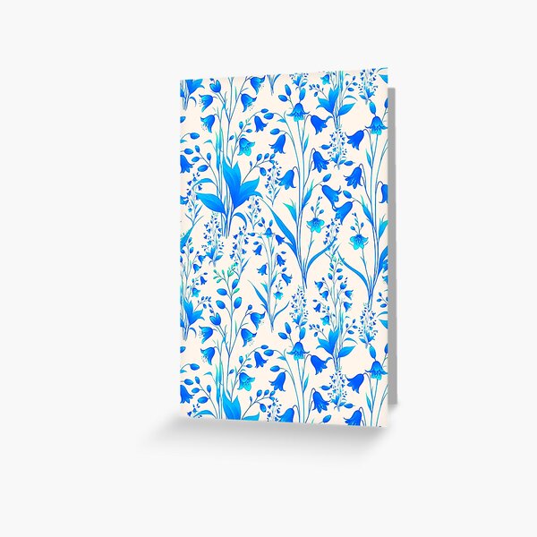 Item preview, Bluebells Cerulean Blue designed and sold by SilverPegasus.