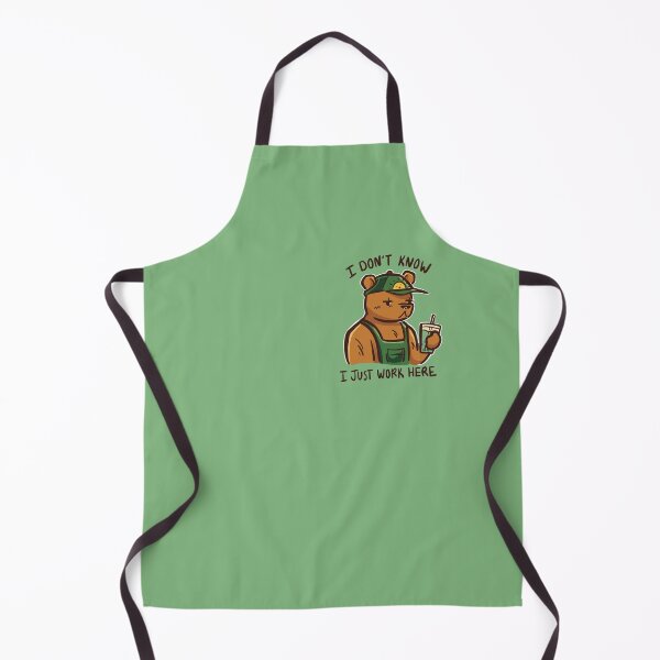 Item preview, "idk i just work here" customer service bear designed and sold by howdykt.