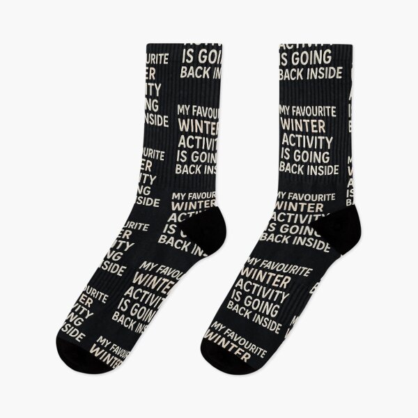 Item preview, My Favorite Winter Activity Is Going back Inside designed and sold by HowToCanadian.