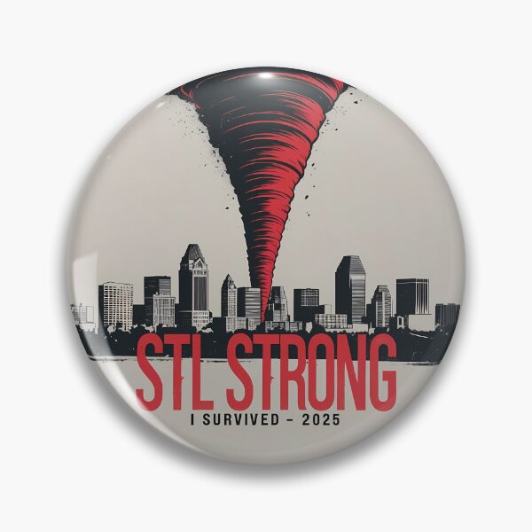 Item preview, STL STRONG Tornado Relief T-Shirt | St. Louis 2025 Inspirational Tee designed and sold by Jackypoo Design.