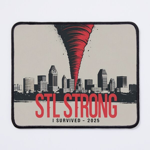 Item preview, STL STRONG Tornado Relief T-Shirt | St. Louis 2025 Inspirational Tee designed and sold by Jackypoo Design.