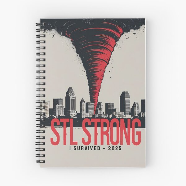 Item preview, STL STRONG Tornado Relief T-Shirt | St. Louis 2025 Inspirational Tee designed and sold by Jackypoo Design.