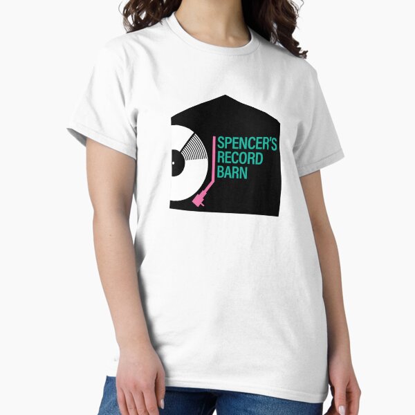 Item preview, Spencer's Record Barn Logo White Tee designed and sold by Beau-Oui.