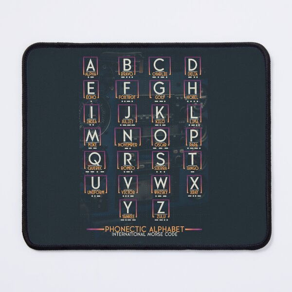 Item preview, Phonetic Alphabet with Morse Code designed and sold by AVI8TR.
