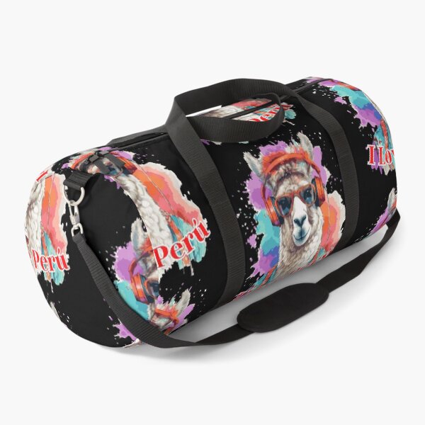 Item preview, Copy of I Love Peru – Cool Llama with Headphones designed and sold by MadeByKriss.