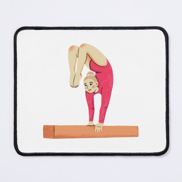 Item preview, Woman Gymnast on Balance Beam designed and sold by Sunny Stickers & Stationery.