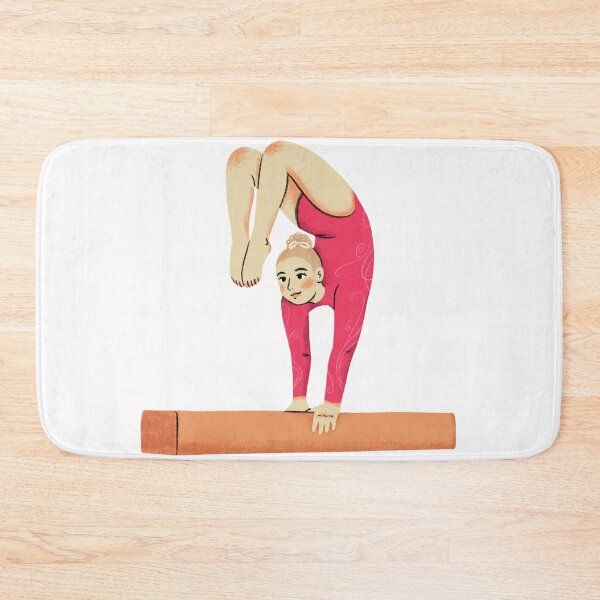 Item preview, Woman Gymnast on Balance Beam designed and sold by Sunny Stickers & Stationery.