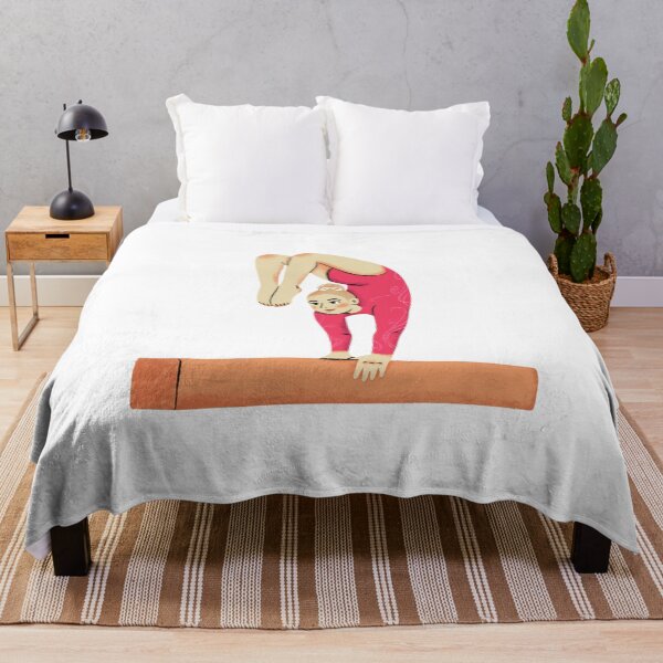 Item preview, Woman Gymnast on Balance Beam designed and sold by Sunny Stickers & Stationery.