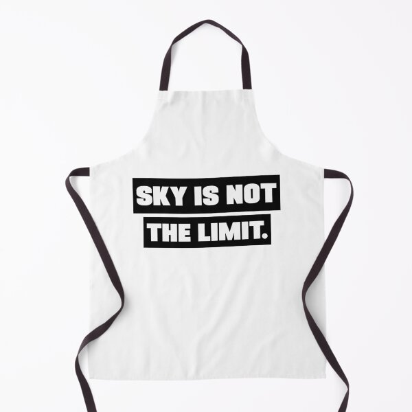 Item preview, Sky is not the limit motivation sayings designed and sold by Trenddesigns24.