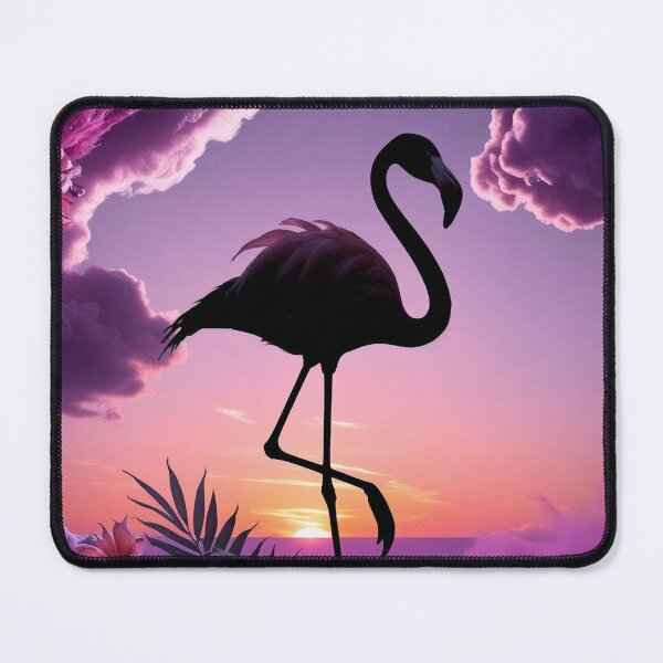 Item preview, Lilac Sunset with Flamingo designed and sold by milena-d98.