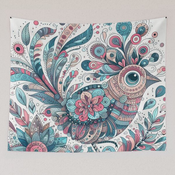 Item preview, Hand-Drawn Birds in Every Pattern designed and sold by Vanich-Panich.