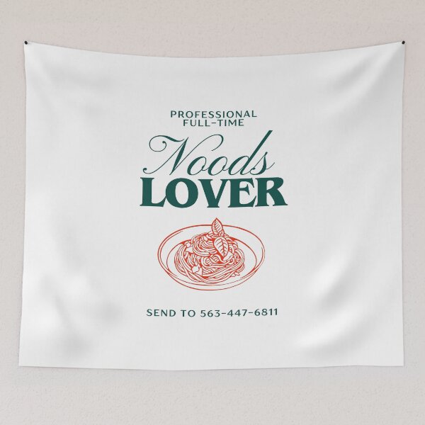 Item preview, Noods Lover designed and sold by NicMacTees.